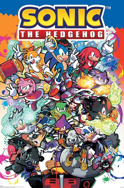 Sonic The Hedgehog (Sonic Comic Characters) Poster