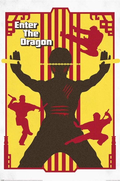 Enter The Dragon (Warner Bros 100 Art Of The 100th) Poster