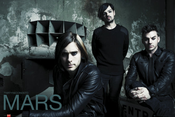 30 Seconds To Mars (Black) Poster