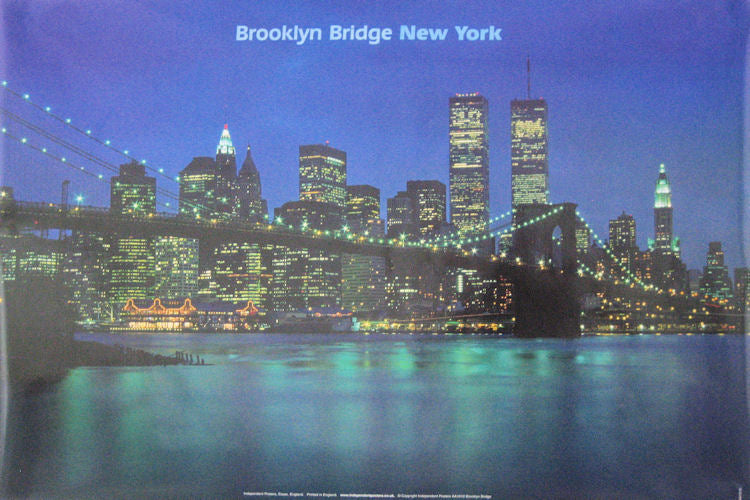 New York Brooklyn Bridge Poster