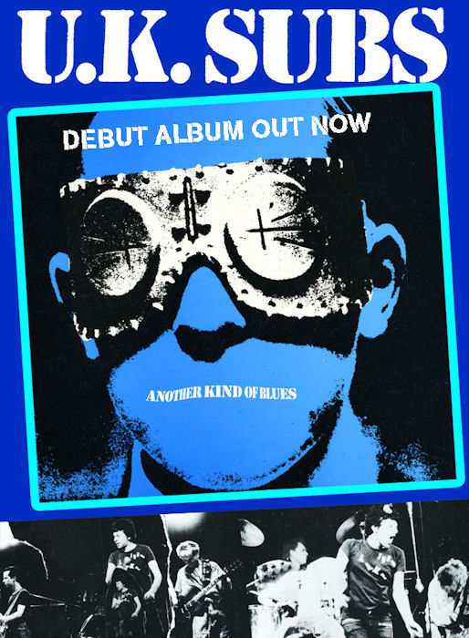 UK Subs Another Kind Of Blues Poster